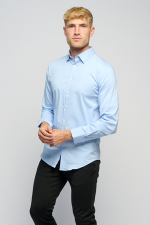 Den Originale Performance Skjorte - Lyseblå