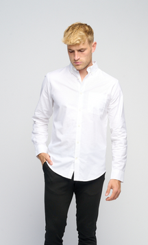Den Originale Performance Oxford Skjorte - Hvid