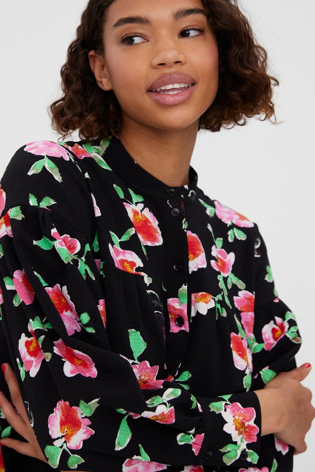 Hyms Langærmet Kjole - Sort Hyms