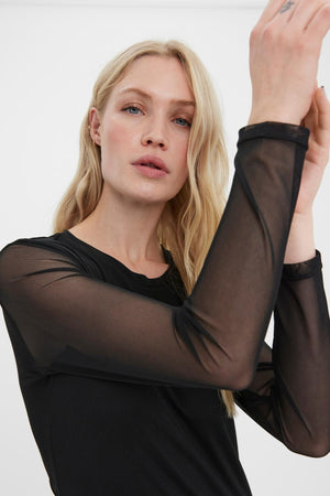 Bella Calf Kjole - Sort