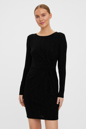 Kanz Mini Kjole - Black Lurex