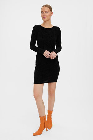 Kanz Mini Kjole - Black Lurex