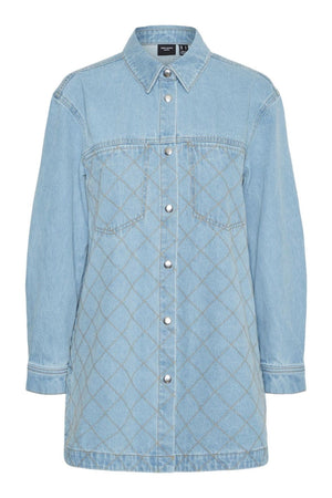 Mayla Denim Skjorte - Light Blue Denim