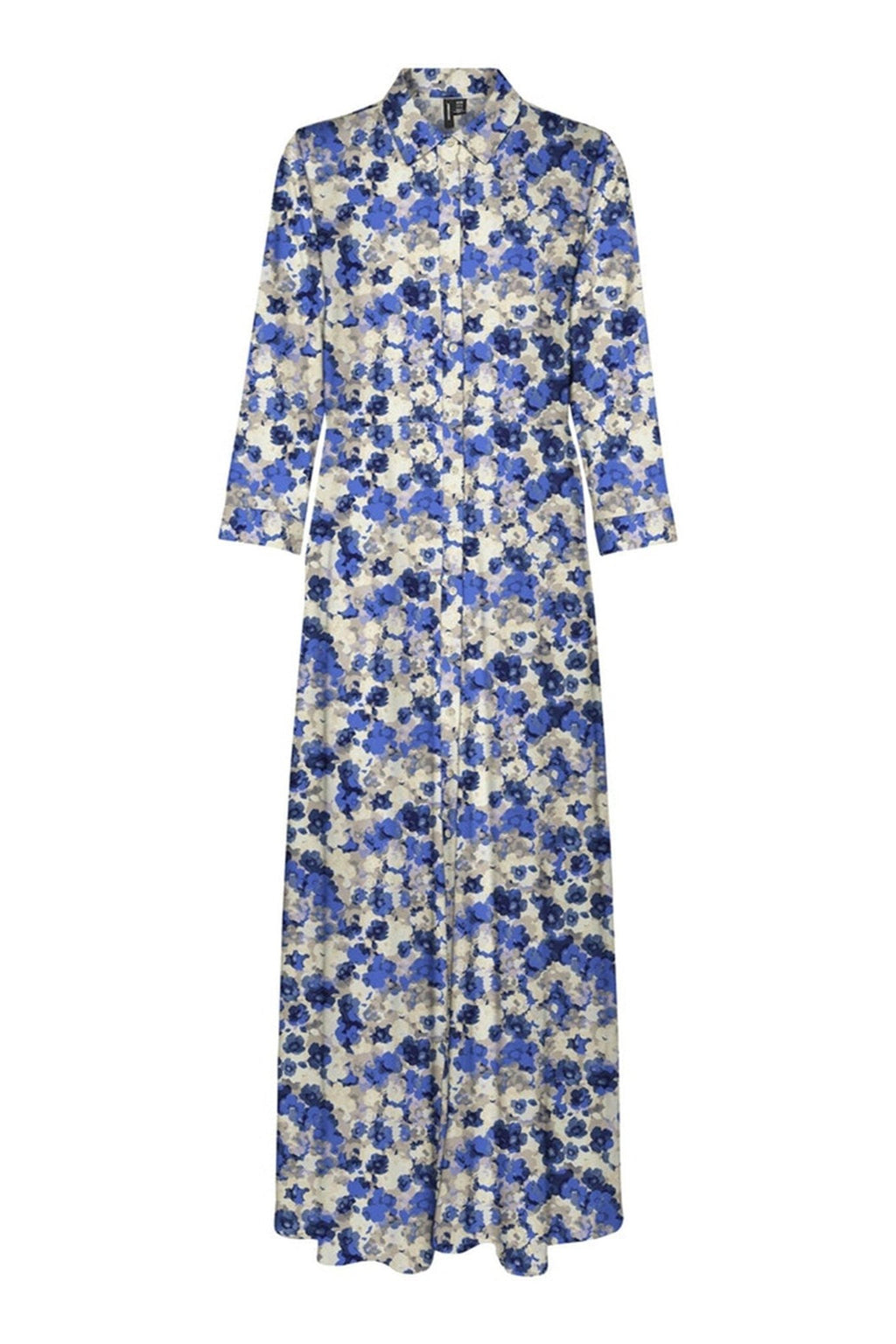 Elly 3/4 Skjortekjole - Nautical Blue