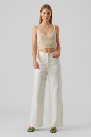 Justine Cropped Top - Birch