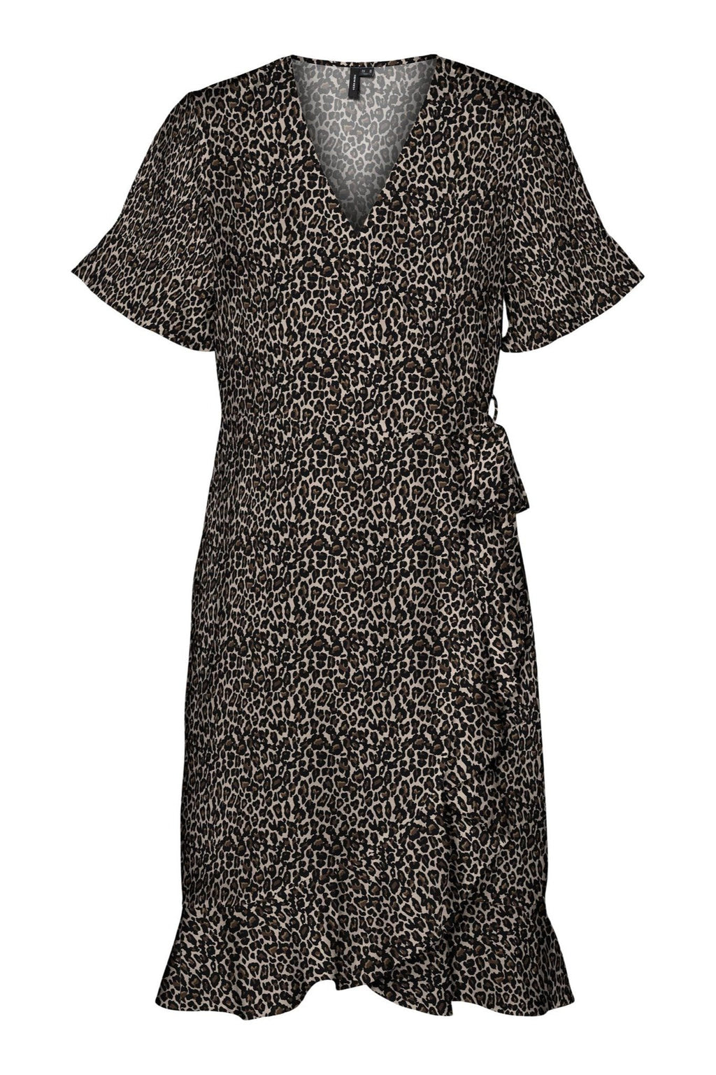 Henna Mini Wrap Kjole - Oatmeal