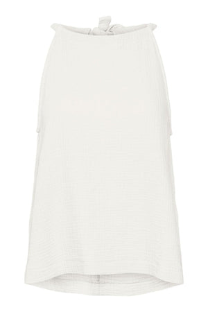 Natali Halterneck Top - Hvid