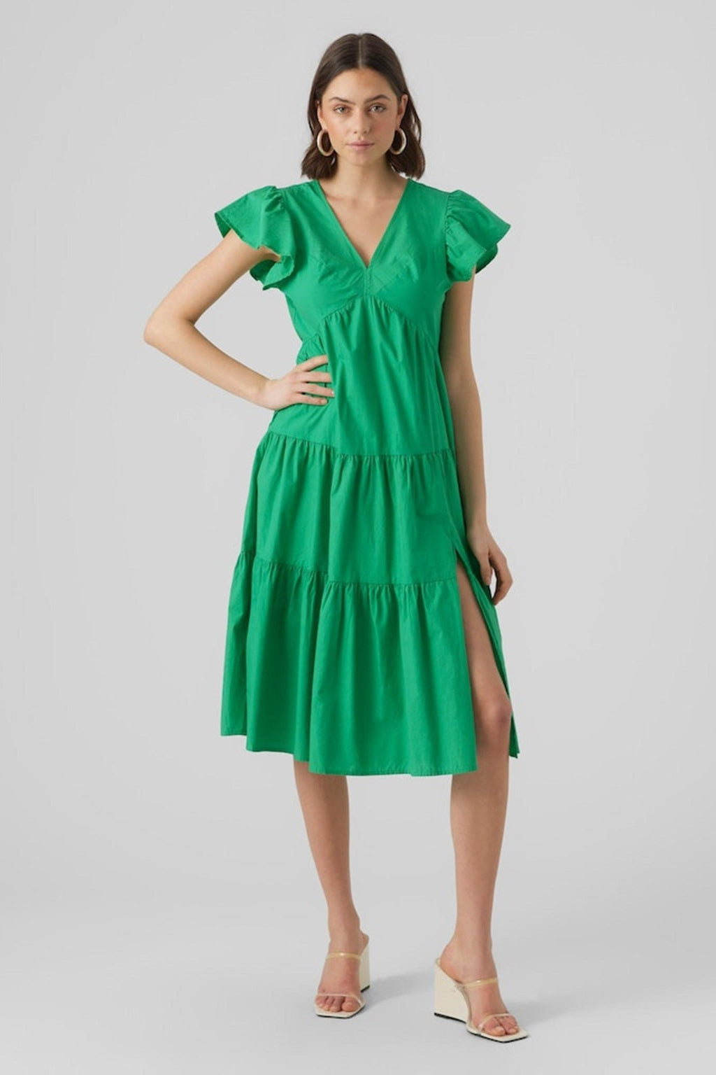 Jarlotte Maxi Kjole - Bright Green