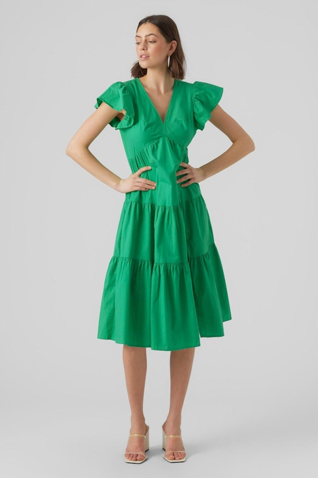 Jarlotte Maxi Kjole - Bright Green