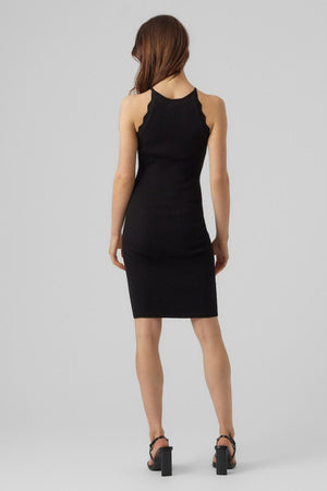 Fernanda Halterneck Kjole - Sort