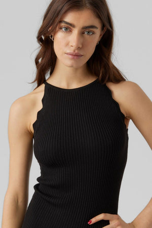 Fernanda Halterneck Kjole - Sort