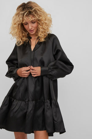 Shina Kort Kjole - Sort