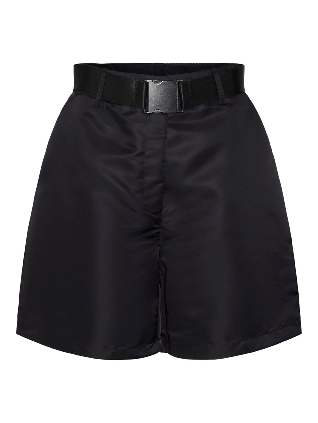 Neco High-Waist Shorts - Sort
