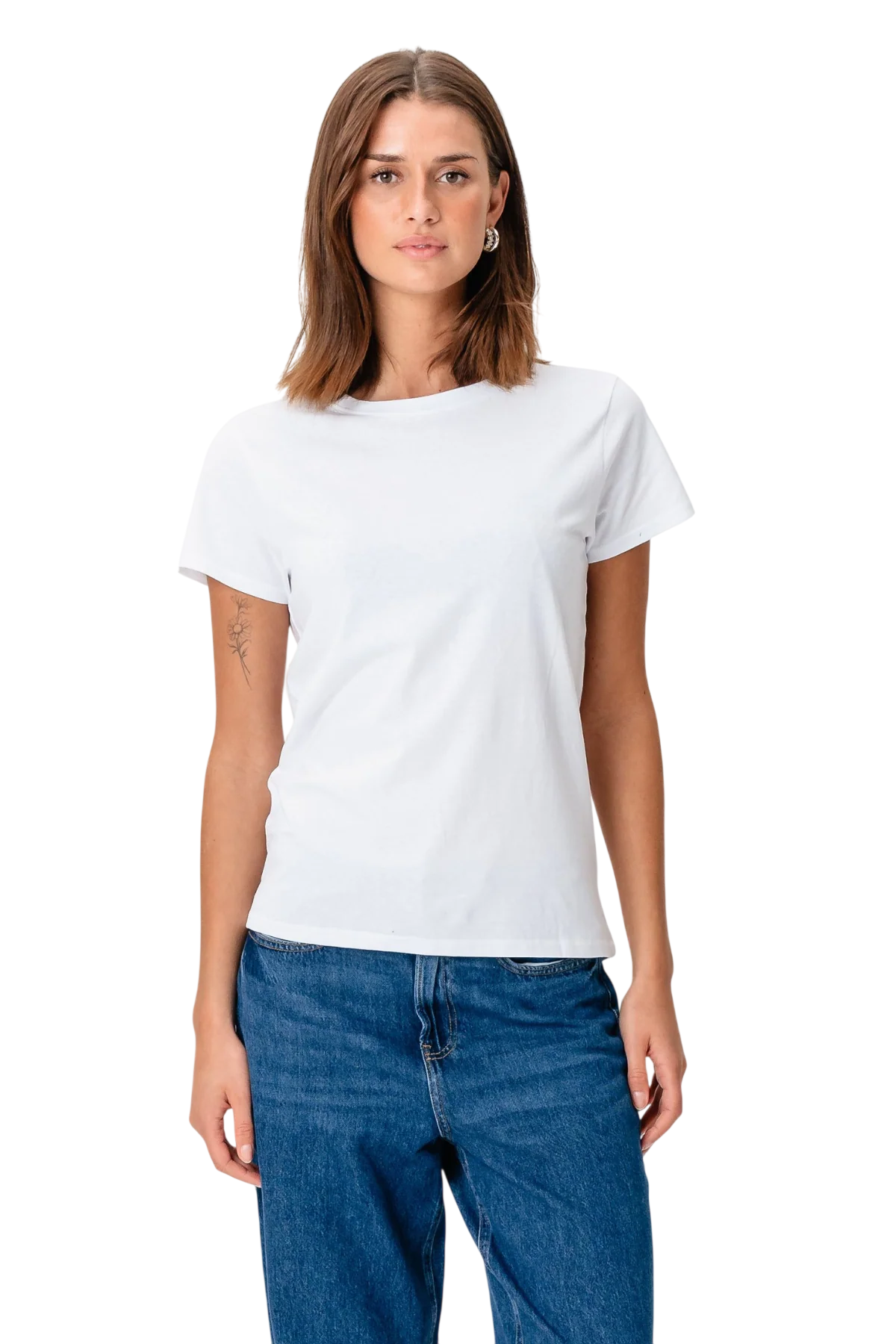 Basic T-shirt - Hvid